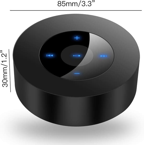 Bærbar Bluetooth-højttaler, Mini Bluetooth-højttaler (A8, Sort, ZQKLA