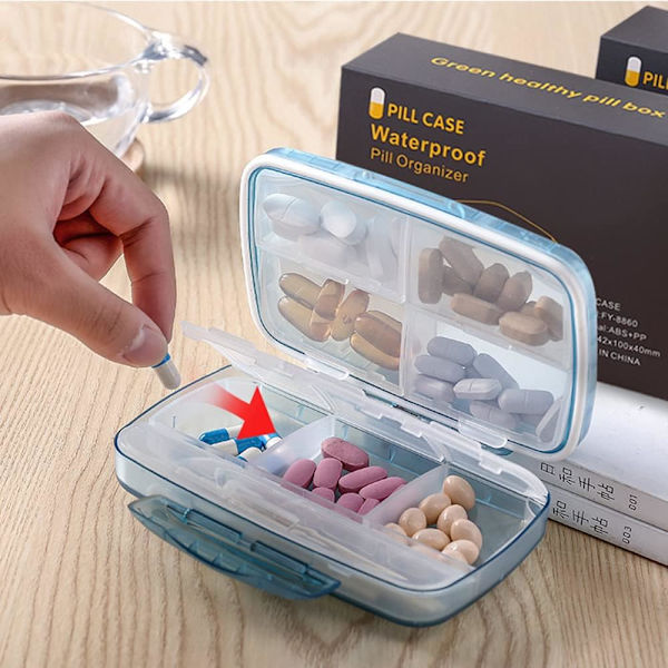 Viikoittainen Pill Box Aamu Päivä Ilta Pill Box Pullo Viikoittainen Pill