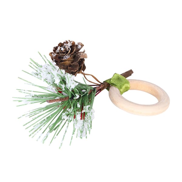 Dewenwils Julgransprydnader med Tallkotte Servettringar 2 Stycken