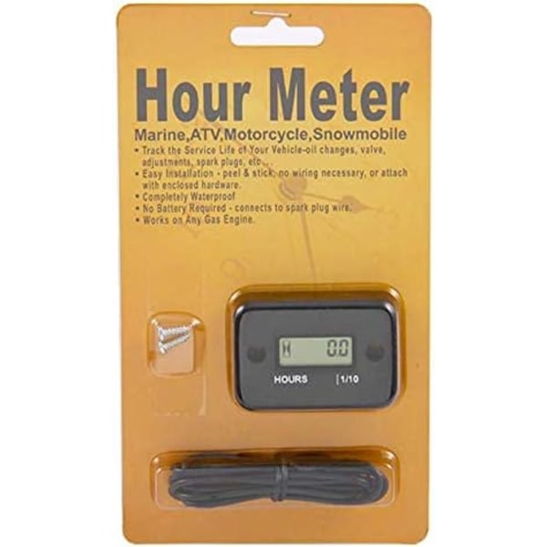 Vanntett LCD Display Digital Time Teller Måler Timer for AT,ZQKLA
