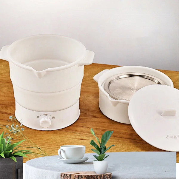 Vikbar Elektrisk Kokgryta Multifunktion Mini Hot Rice Stud, ZQKLA