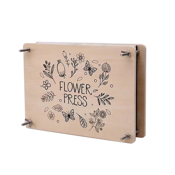 Professionelt blomsterpresse-sæt, 30X21cm DIY blomsterpresse-sæt til voksne til at lave tørrede blomster &