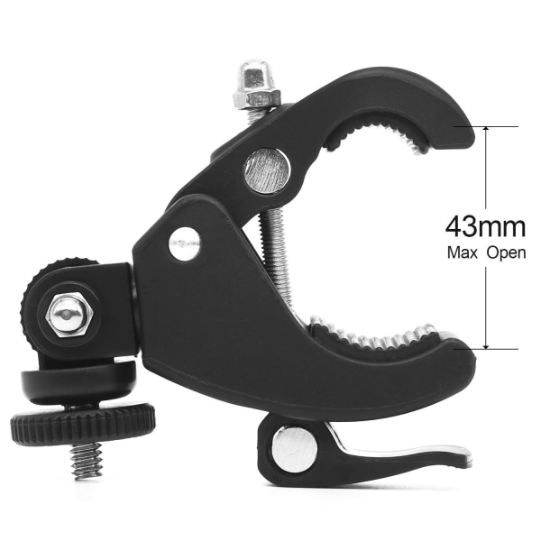 Clamp for Cameras 2 Pieces Multifunctional Double Ball Adapt,ZQKLA