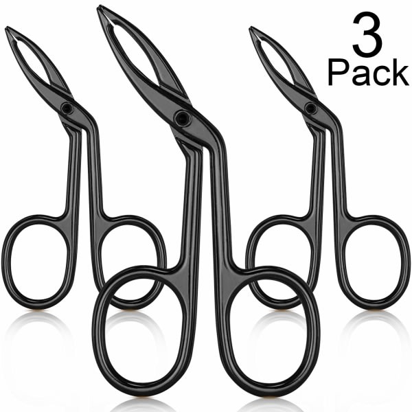 3-pack Ögonbrynspincett, Klämma för ögonbrynsspets