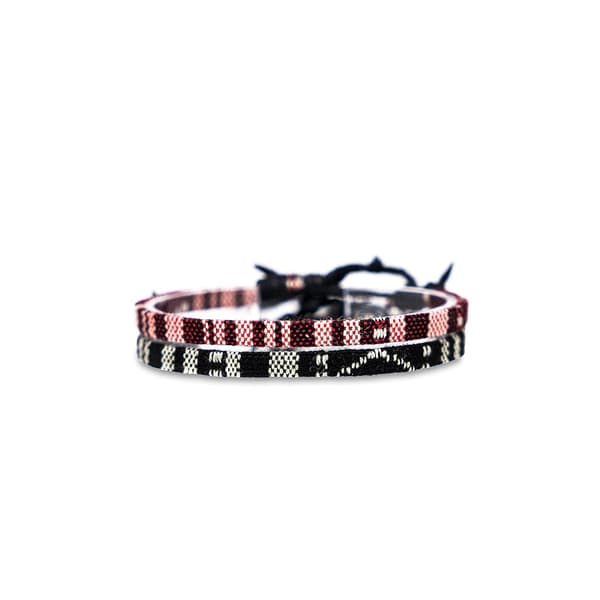 Surfer Strandarmband Set Män & Kvinnor - Flätat Boho Sommararmband