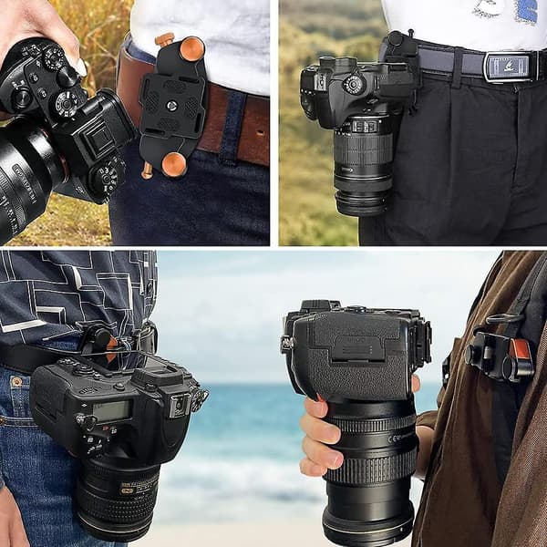 Kamera Bæltespænde Hurtigudløsning Kamera Bælte Dslr Kamera Montering (orange) (d-583-a)