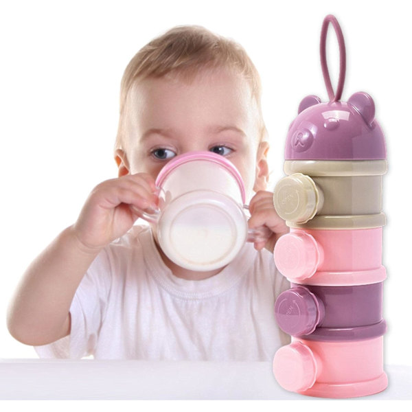 Baby Dispenser 4 Rom Baby Dispenser Melkeerstatning Po, ZQKLA