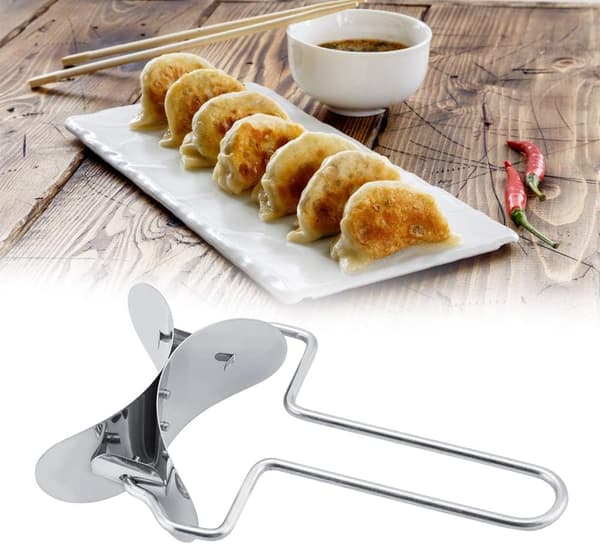 Degpress i rostfritt stål för dumplingdeg, ZQKLA