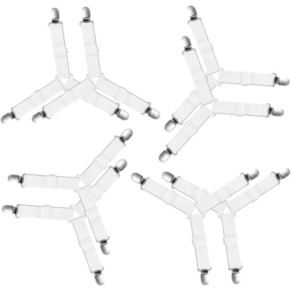 8 kpl Kiinteät Sängynlakanankiristäjät, Elastisen Patjan Kiristys, ZQKLA