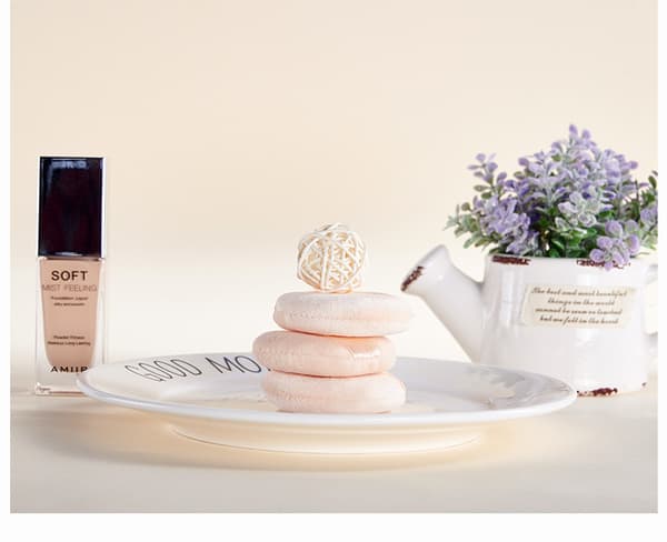 Puderpuff för Makeup Ansiktspulver (3 stycken), ZQKLA