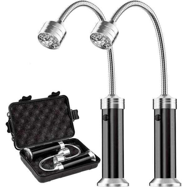 Grilllys Sæt af 2 LED BBQ Grilllys med Magnetisk B,ZQKLA