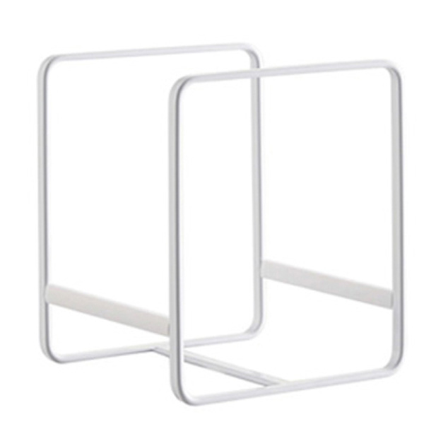 (Hvit) Oppvaskstativ i metall 20x16,5x11,5cm Multifunksjonell, ZQKLA