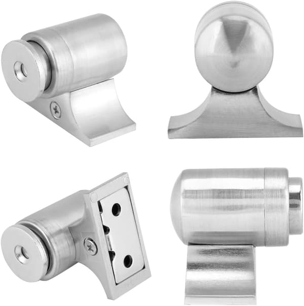 1 st (Borstad stål) Magnetisk Dörrstopp, ZQKLA