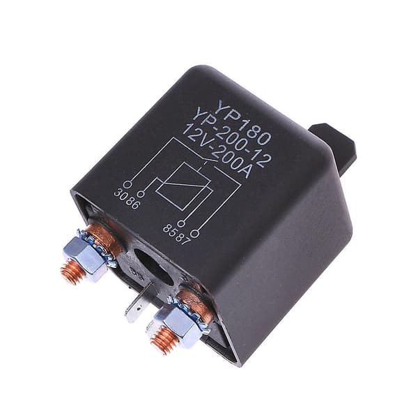 12 V DC 200 A Højtydende Bilrelæ Lastbil Motorafbryder