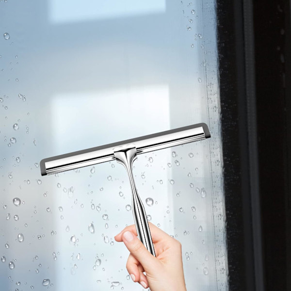 Rustfrit Stål Bruser Squeegee, Silikon Bruser Squeegee wi,ZQKLA
