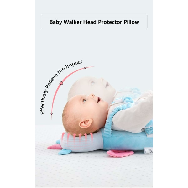 Toddler Baby Head Protector Pad Säkerhetskudde med knäskydd & Ant