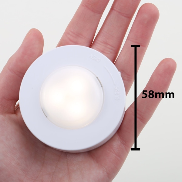 Dimbar skrivbordslampa i steg, fjärrkontroll exkl. batterier, neutralvit
