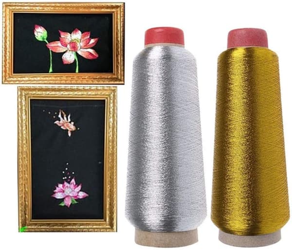 Broderitrådsspoler Polyester Sytråd, Metallic T,ZQKLA