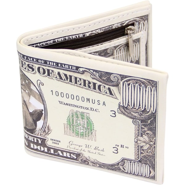 US Dollar Bill Wallet Billfold Leather Kredittkort Bildeholder...