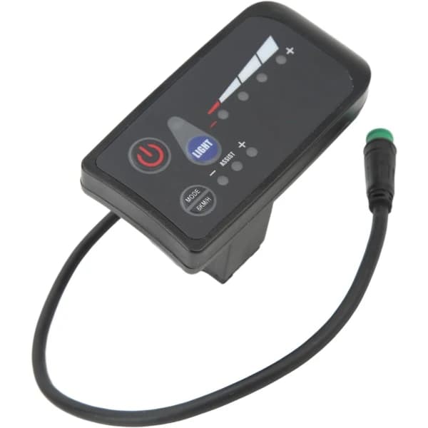 Elcykel Power Display Måler Abs Elcykel Power Display Måler 5 Pin Interface Abs Hus Led Display Panel Til Cykling Elcy