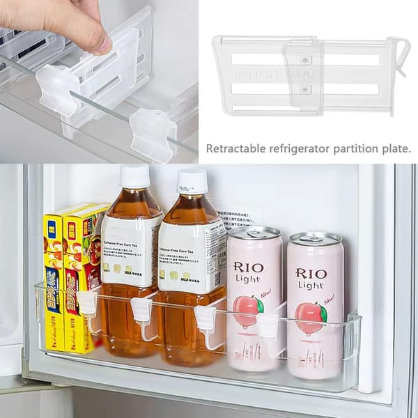 8 stycken kylskåpsdelare Kökskylskåpsdelare Kylskåpsdelare