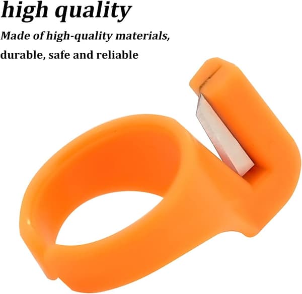 12 stk. Quilte Tråd Kutter Ring, Finger Linje Kutter Verktøy, ZQKLA