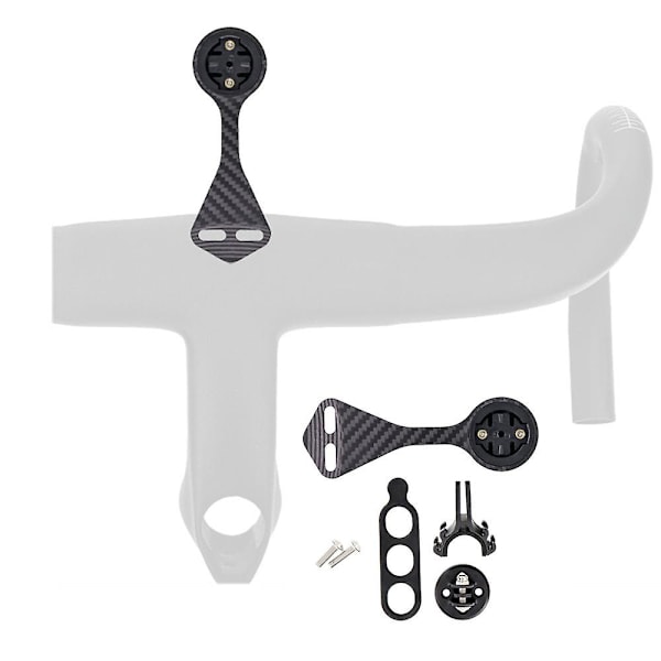 Carbon Fiber Cykelstyr Computer Mount F12 til Garmin Cateye