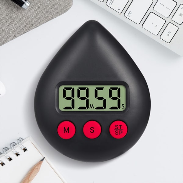 Køkkenur, Digitalt Time Timer Børnelæring med LCD Di, ZQKLA