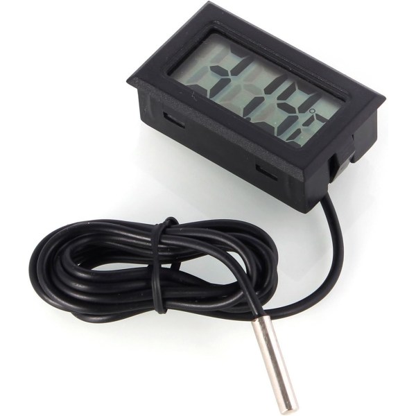 Digital LCD termometer temperaturmonitor med extern Pr,ZQKLA