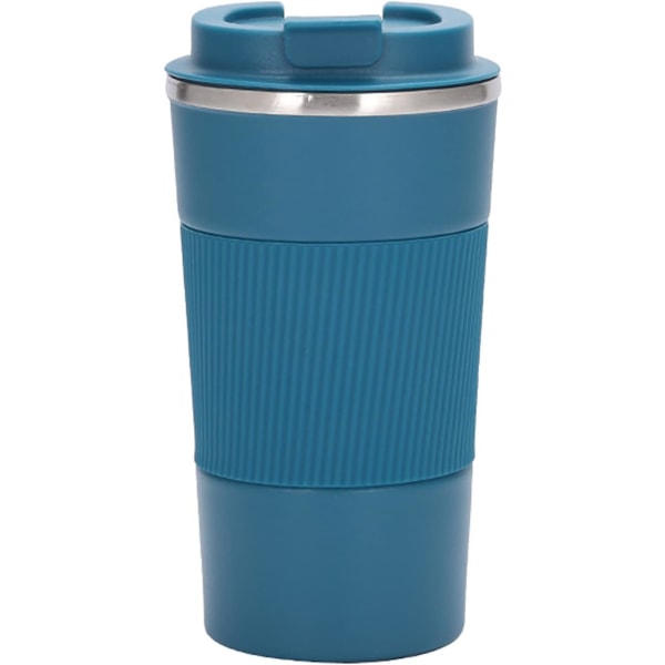 Reusable Travel Mug(Blue- 510ml) - Vacuum Heat Insulated - S,ZQKLA