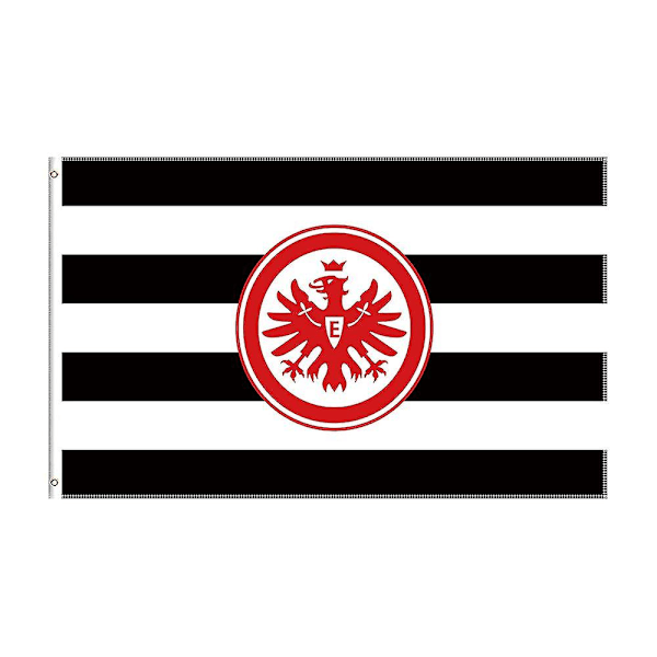 3x5 fot Eintracht Frankfurt flagg i polyester, trykt fotballbanner for dekorasjon