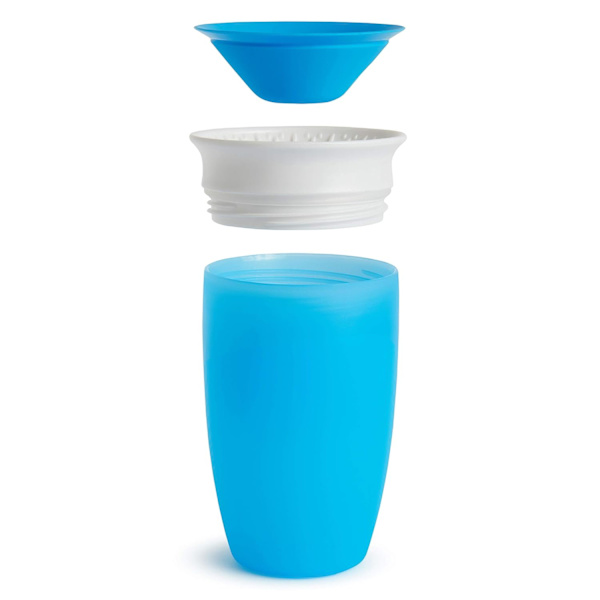 Miracle 360 Trainer Kopp med Lokk, 200 ml, 4-pakning, (Rosa, Blå,