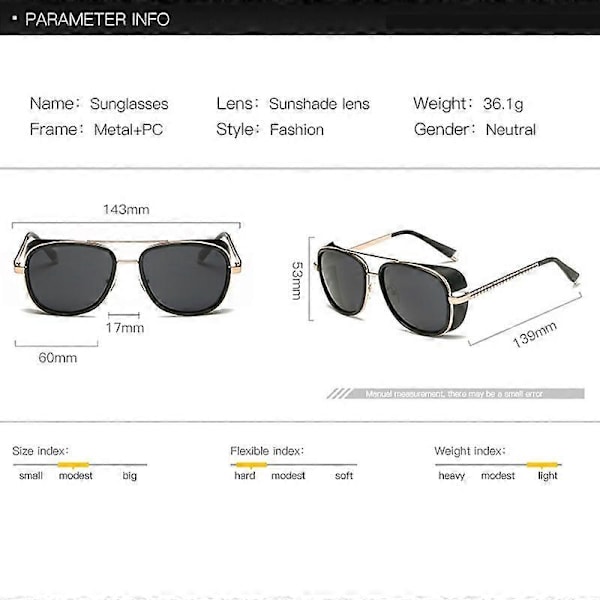 Iron Man 3 Matsuda TONY Stark aurinkolasit miehille Rossi-pinnoitteella retro Vintage Designer aurinkolasit Oculos Masculino Gafas del UV400 9-XY62-C3