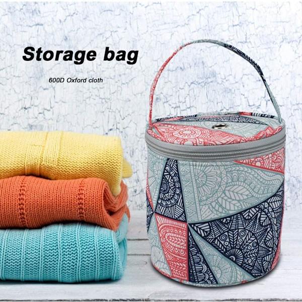 Stickningsväska, Stickningsväska Textil Garnförvaring, Ullgarnförvaring