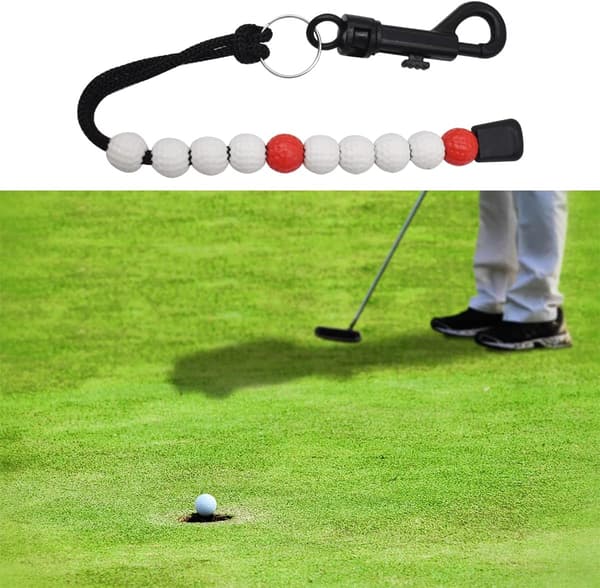 Sæt med 3 Golfslag Tæller, Golf Perlekæde, ZQKLA