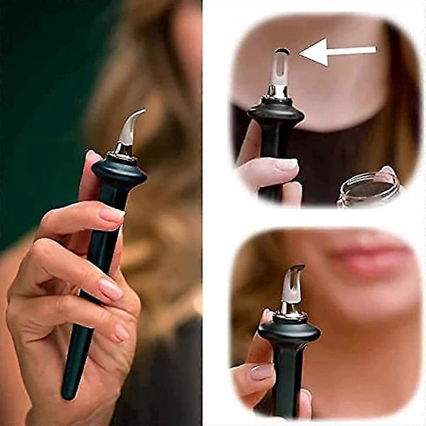 Eyeliner-sivellintyökalu vedenpitävä hienkestävä silikonimeikki eyeliner-opas pitkäkestoinen uudelleenkäytettävä black