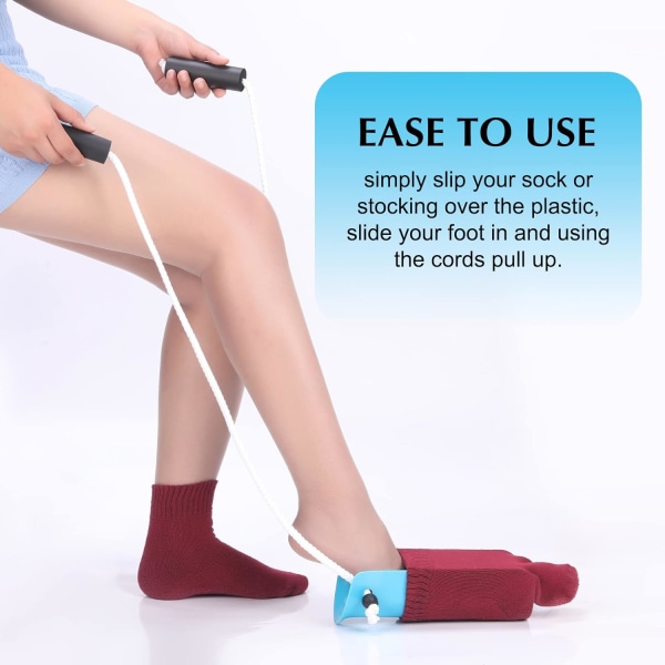 Sock Aid - 11 cm bred sock aid med skumhandtag, sock aid fo, ZQKLA