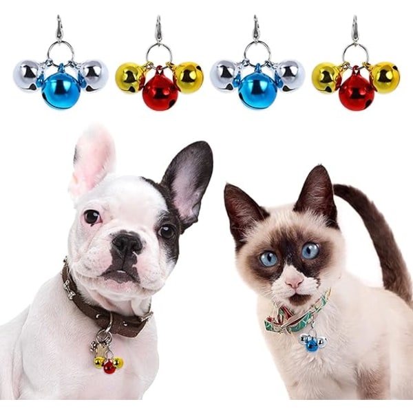 12 Bells Cat Dog Panta Bells, Jingle Bell kissan kaulapanta koiralle Col