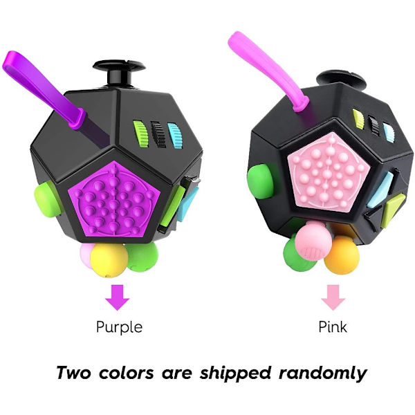 Stressbollleksaker 12 Sidor Fidget Ångest Stressavlastare C,ZQKLA