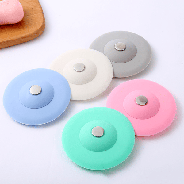 5-pack Silikon Avloppsplugg för Badkar, Diskbänk, Dusch, ZQKLA