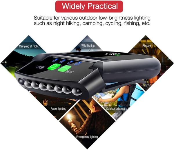 Hodelykt, LED Clip on Hood Light med Håndfri Sensor Cont,ZQKLA
