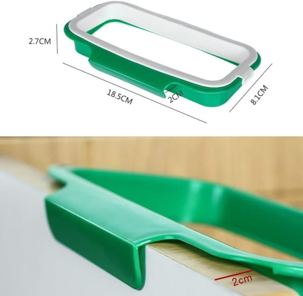 2 stk. Hengende Søppelposeholder, Søppelposeoppbevaringsstativ, T,ZQKLA