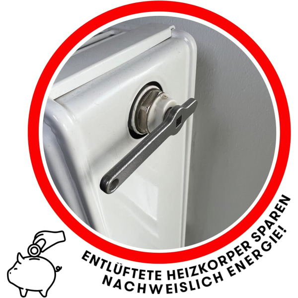 Luftenøkkel Varmeapparatnøkkel Firkantnøkkel Radiator luftenøkkel Radiat, ZQKLA