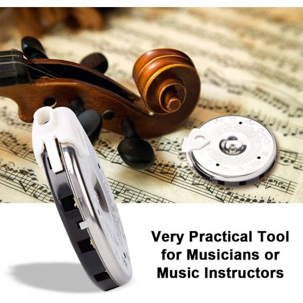 Chromatisk Stemmegaffel Tuner C-C Tuning Tool med Musikinstrumenter, ZQKLA