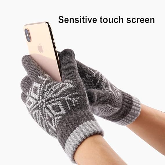 1 Par Vinterhandsker Touch Screen Handsker Stretch Cashmere Gl,ZQKLA