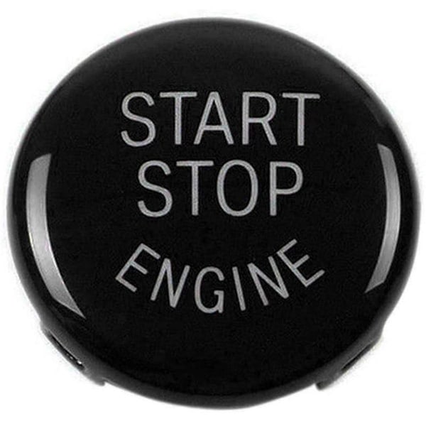 2x Start Stop Engine Button Push Button Ignition Switch Cover Replacement For X1 X3 X5 X6 Z4 (svart