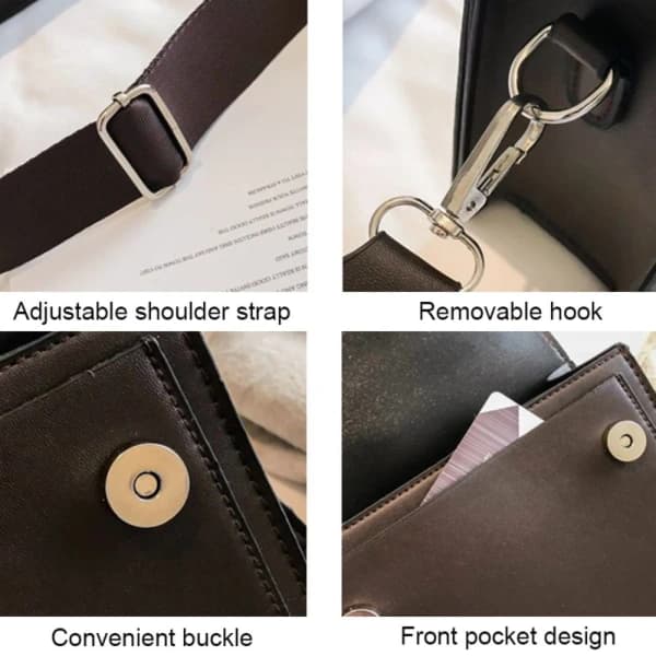 Crossbody-vesker Skuldertasker SVART Sort