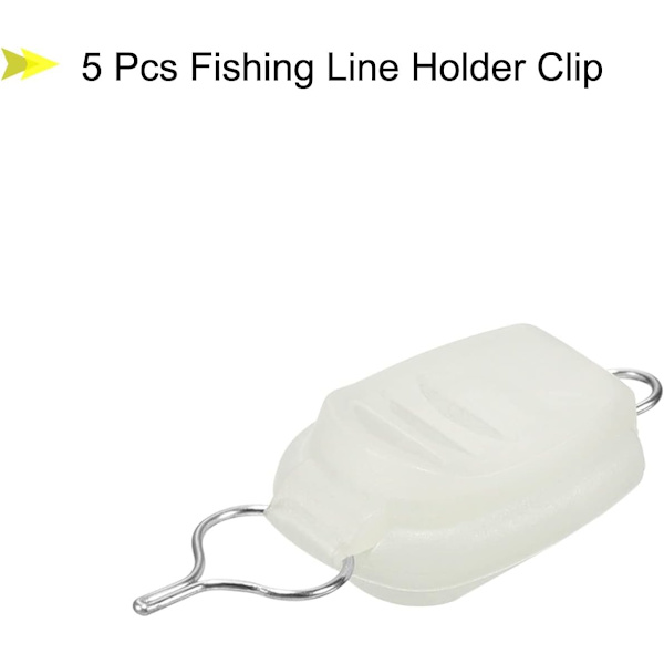 Fiskesnøreholder, 5 pakning Fiskerstang Rulle Fiskesnøre Ho,ZQKLA