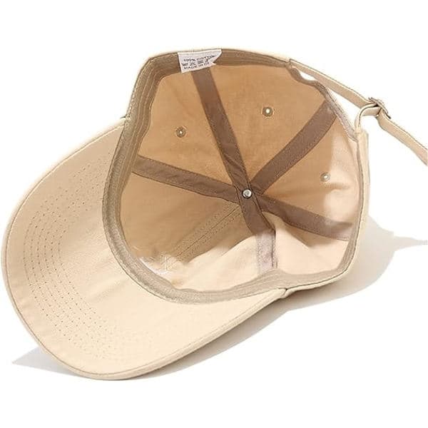 Smiley Baseball Cap for Women and Men, Adjustable Low Profile Unstructured Cotton Dad Hat, AB