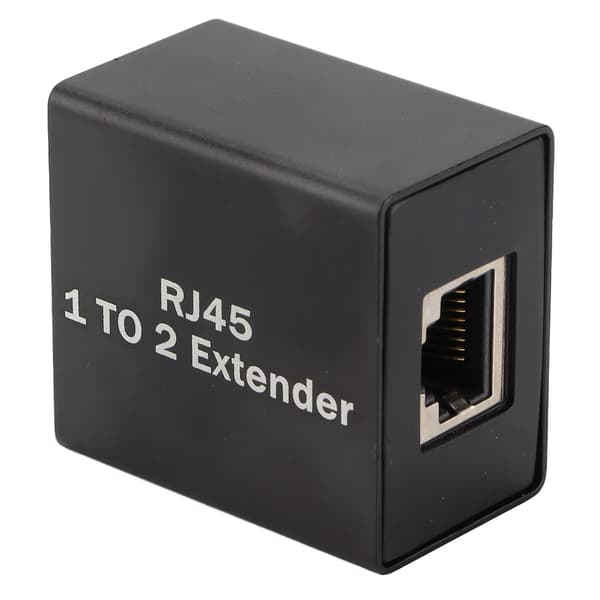Ethernet Splitter RJ45 Netværksadapter Splitter En til To Splitter